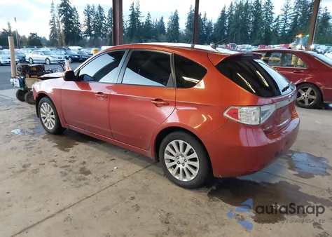 2009 Subaru Impreza 2.5I из США, поврежденный, VIN JF1GH60639H810693